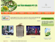 Tablet Screenshot of glotechorganics.com